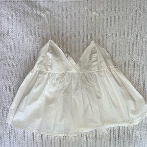 White Babydoll Top